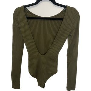 Signature 8 S Open Back Ribbed Bodysuit